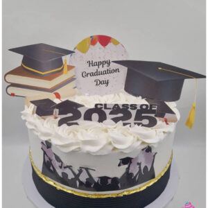 Graduation Double-Layered Cake