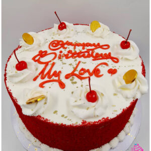 Velvet Cherry Cake