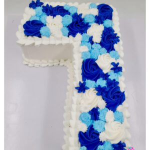 Numbered Cake- Single Layer